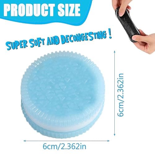 Handmade Silicone Stress Relief Squishy Toy,Stress Relief Toys,Funny Stress Reliefs Toy,Ultra Soft Decompression Venting Toys,Suitable for Relieving(Black) thumbnail 3