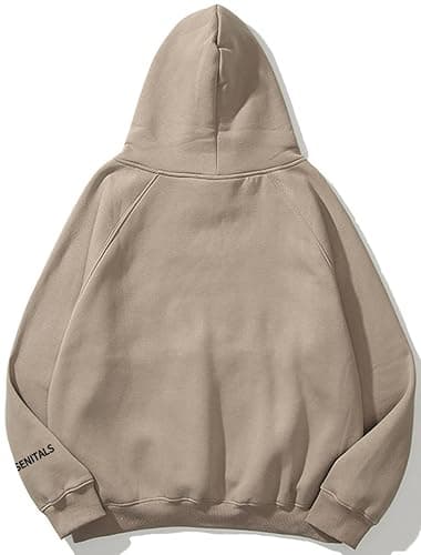 ESENITALS Hoodie for Men Fleece Sweatshirt Graphic Pullover Oversize Hip Hop Streetwear Workout Top Heavyweight thumbnail 4