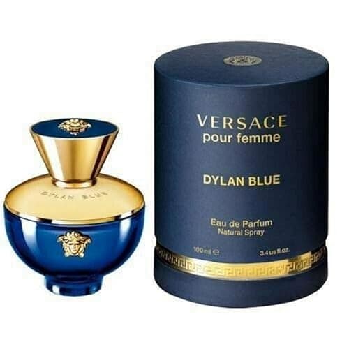 Versace Dylan Blue Pour Femme for Women Eau De Parfum Spray, 3.4 Oz - Image 1