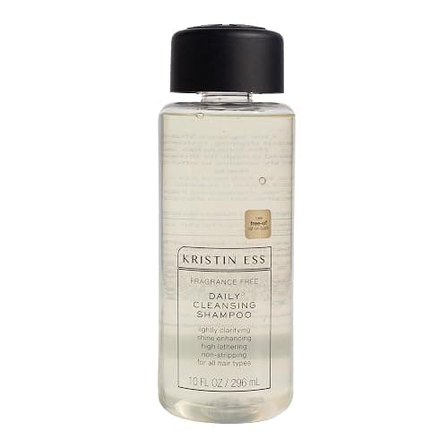 Kristin Ess Hair Fragrance Free Daily Cleansing Shampoo, Lightly Clarifying, Shine Enhancing, Vegan, Paraben, Sulfate, Phthalate and Silicone Free, Gluten Free, 10 fl. oz. - Pack of 1 - Image 1