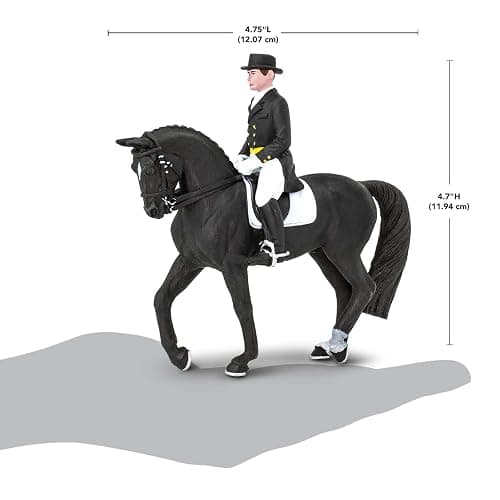 Safari Ltd. James on Dancing Bells Toy Set - Realistic Horse and Rider Model - Educational Toy for Boys, Girls, and Kids Ages 3+ thumbnail 3
