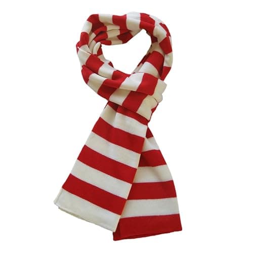 TrendsBlue Premium Soft Knit Striped Scarf - Image 1