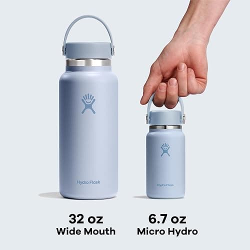 Hydro Flask – Micro Hydro 200 ml – Leakproof, Insulated Mini Flask – Keeps Drinks Cold & Hot Up to 7 Hrs – Compact & Durable - Trillium thumbnail 7
