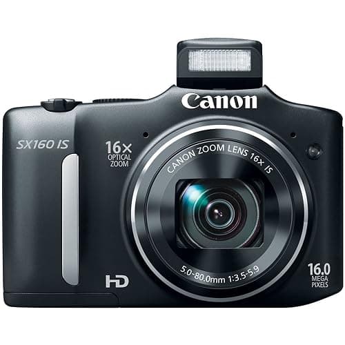 Canon PowerShot SX160 is 16.0 MP Digital Camera with 16x Wide-Angle Optical Image Stabilized Zoom with 3.0-Inch LCD (Black) (Renewed) thumbnail 3
