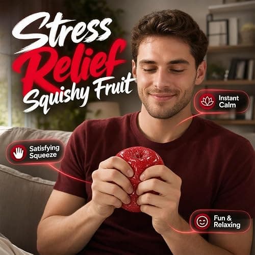 Slushy Apple Squishy, Apple Squishy Slow Rising Stress Relief Squeeze Ball (Green-1pc) thumbnail 2