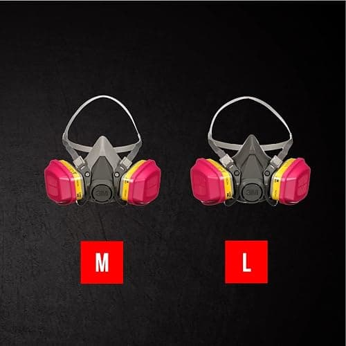 3m 62023ha1-c Half Facepiece Reusable Respirator All-in-one Kit, Multi-purpose, M (1 Mask and 1-pair Cartridges) thumbnail 7