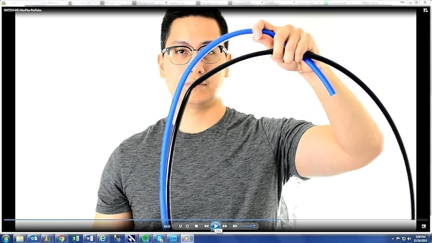 UBERFLEX™ Kink Resistant Pressure Washer Hose 1/4", 3,100 PSI with (2) 22MM - Made in USA - (50 Feet) thumbnail 5