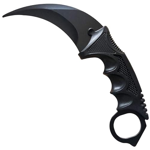 MSGumiho Karambit Knife Trainer - Stainless Steel Practice Training Knife with Sheath for Beginner - 100% Safe Practice Knives Trainer Tool - Image 1