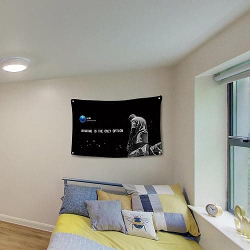 Kanye Rapper Flag for Room 3×5 Feet Funny Flag Banner Winning Is The Only Option Wall Hanging Decor for Bedroom College Dorm Room Decor thumbnail 7