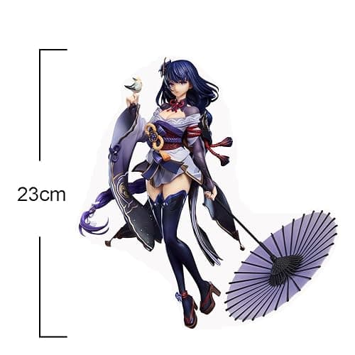 QAHEART Anime Raiden Ei Action Fiugre Raiden Shogun Figure Statues Beelzebul Action Figurine Collectible Desktop Ornaments thumbnail 3