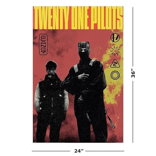 Twenty One Pilots - Music Poster (Clancy - Album Cover - 21 Pilots) (Size: 24" x 36") (Unframed Poster & Strips) thumbnail 2