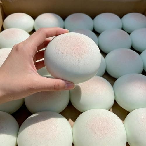 Slow Rising Squishy Toys Bread, Large Soft Food Shaped Stress Ball, Realistic Slow Rise Squeeze Toy, Super Soft Foam Fidget for Stress Relief & Desk Decor (Strawberry) thumbnail 4