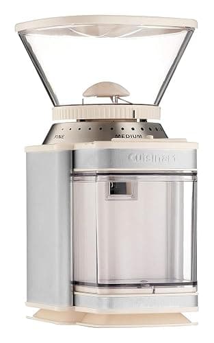 Cuisinart Coffee Grinder, Electric One-Touch Automatic Burr Coffee Grinder with 18-Position Grind Selector, Cup Size Selector for 4 – 18 Cups, DBM-8CRMP1, Cream Stainless thumbnail 3