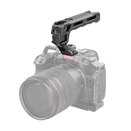 SmallRig Top Handle with 3/8"-16 Locating Pins for ARRI Grip for Camera Cage, Universal Video Rig with 5 Cold Shoe Adapters to Mount DSLR Camera with Microphone/LED Light/Monitor - 3765 thumbnail 8