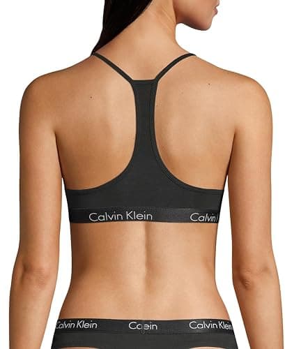 Calvin Klein Women's Motive Cotton Lightly Lined Bralette Bra thumbnail 2