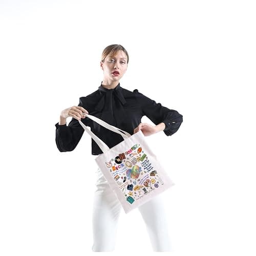 BLUPARK Heart Stopper Tote Bag LGBT Book Tote Bag LGBT Pride Gift Love Is Love Tote Bag Gay Pride Shoulder Bag Gay Juice Tote thumbnail 6