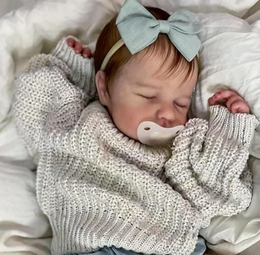 Zero pam Full Silicone Reborn Baby Dolls Girls, 48CM Realistic Baby Doll, Full Silicone Babys, Real Iife Reborn Dolls, Lifelike Babys Doll For Girls With Accessories thumbnail 2