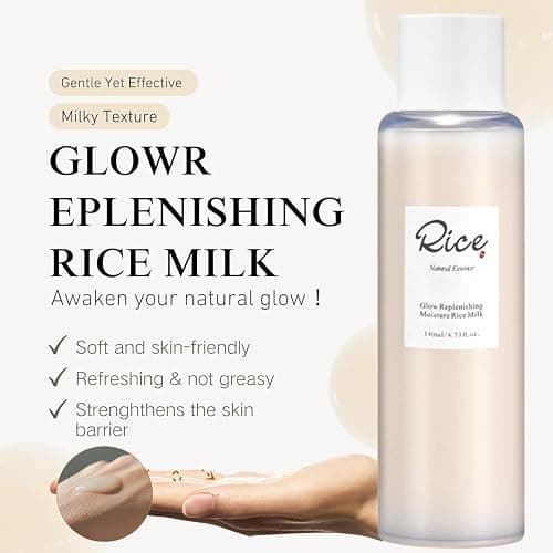 4-Step Korean Glass Skin Set – Rice & Honey Glow Mask, Arbutin Serum, Ginseng Eye Care, Hydrating Toner | Vegan, Anti-Oxidant Skincare Kit for Glowing Complexion, Korean Skincare Routine(4Pcs) thumbnail 5