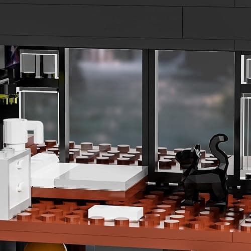 NETEHU Romance Films Fans Architecture Blocks，House Building Set House Present for Adult Halloween Christmas Valentine (979Pcs Mini Bricks) thumbnail 6