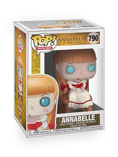 Epic Collectibles Pop Horror: Annabelle Comes Home - Annabelle (Sitting in Chair) Vinyl Figure Bundled with Box Protector Compatible for Funko - Image 1