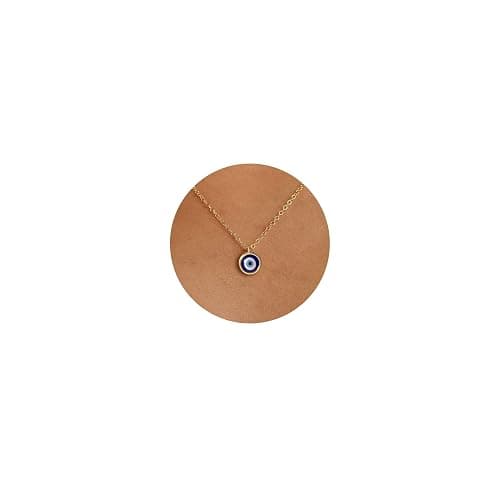Txdvbls Necklace for Women - 14K Gold Plated Bow Snowflake Cherry Sun Lion Bear Fish Evil Eye Star of David Italian Horn Pearl Necklace Pendant with 16”+2” Chains, Trendy Elegant Jewelry - Image 1