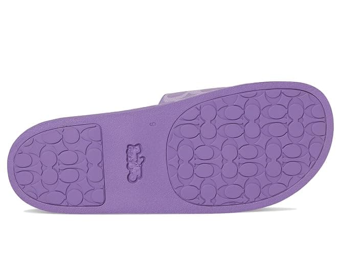Coach Women's Udele Sport Slide Flat Sandal - 5 - Iris thumbnail 3