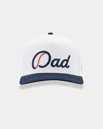 Baseballism Baseball Dad Stitches Five Panel Snapback Cap Black thumbnail 2