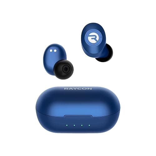 Raycon Everyday Earbuds Classic Bluetooth Wireless with Microphone - Stereo Sound, Active Noise Canceling, in-Ear Bluetooth Headset True Wireless Earbuds 32 Hours Playtime (Blue) - Image 1