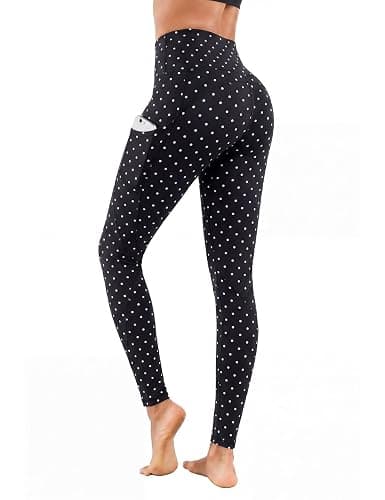 Lingswallow Women High Waist Yoga Pants with Pockets Stretch Soft Leggings | Tummy Control,4 Ways Stretch,Inner Pocket,Daily Wear,Lightweight,Breathable,Self-cultivation,Casual,Going Out,Gym,Quick-Dry - Image 1
