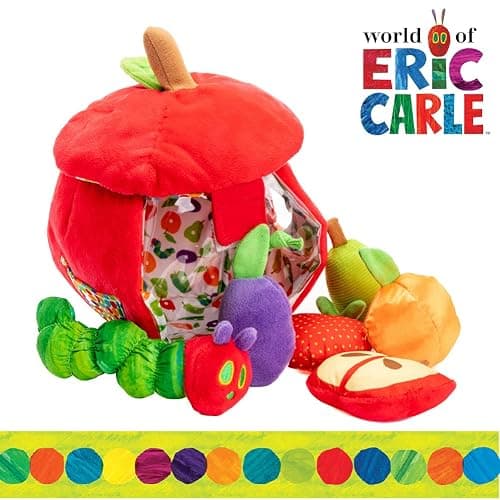 World of Eric Carle, The Very Hungry Caterpillar Apple Play Set and Shape Sorter Developmental Toy thumbnail 4