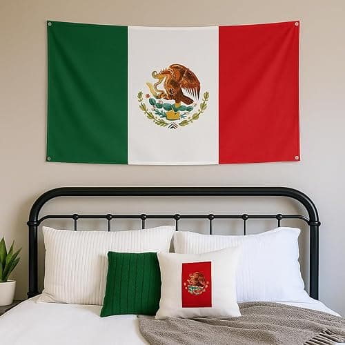 Mexican Flag for Indoor Outdoor Use, 3x5 Feet, Bandera de Mexico, National Symbol | Bandera Mexicana | MandaFacil thumbnail 6