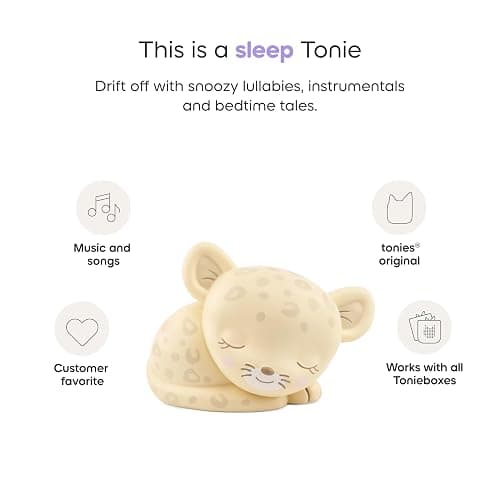 Tonies Sleepy Friends: Lullabies Sounds Audio Toy Figurine Featuring Sleepy Jaguar thumbnail 5