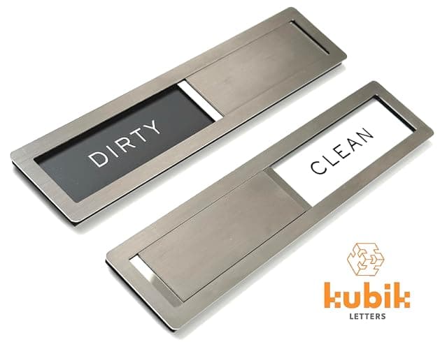 Clean Dirty Magnet for Dishwasher, Dishwasher Clean Dirty Sign. | Stainless Steel 304, Kitchen Decor Organization Accessories Organizers and Storage thumbnail 7