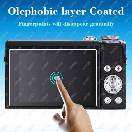 ULBTER G7 X Mark III Screen Protector for Canon G7X Mark III Camera [3Pack], 9H Hardness G7XIII Tempered Glass Cover Anti-Scrach Anti-Bubble Anti-Dust thumbnail 4