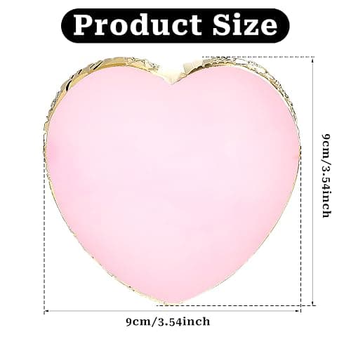 Resin Nail Art Palette Nail Mixing Palette Nail Art Painting Mixed Color Palettes Gold Edge Nail Holder Display Board Cosmetic Mixing Tools (Pink) thumbnail 6