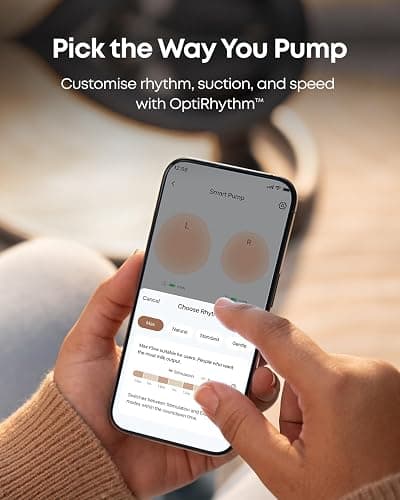 eufy Breast Pump S1 Pro, Heated Wearable Breast Pump, Electric and Hands-Free with Heating Technology, Portable Charging Case, App-Controlled Smart Rhythm, Hospital-Grade Suction, Ultra-Quiet thumbnail 6