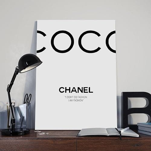 Dehub Black And White Luxury Poster for Home Office Decoration Chic Fashion Canvas Prints for Wall Aesthetic Perfect Gifts for Birthday Party Unframe-style 16x24inch(40x60cm) thumbnail 8