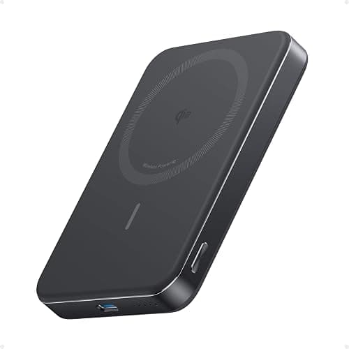 Anker MagGo Powerbank, Ultra-schlankes 10.000mAh magnetisches Akkupack, Qi2-zertifiziert, portabel, 15W Ultra-schnelles MagSafe-kompatibles Ladegerät, ergonomisches Design, nur für iPhone 16/15/14/13 - Image 1