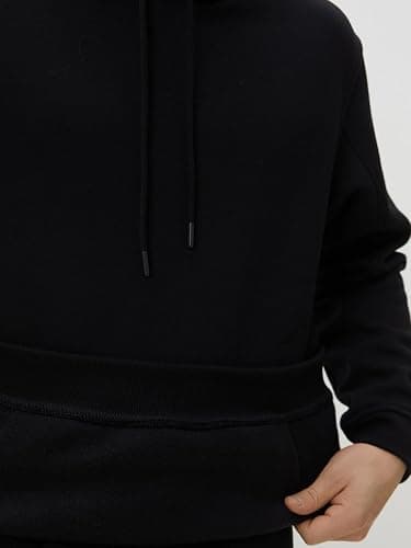 LINMYZAI Men's Fleece Hoodie Pullover Long Sleeve Hooded Sweatshirt Drawstring Kangaroo Pocket Athletic Hoodies thumbnail 5