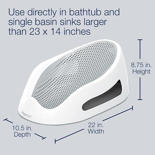 Angelcare Baby Bath Support (Aqua) | Ideal for Babies Less Than 6 Months Old thumbnail 3