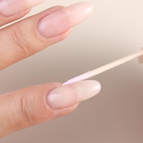 FSpronail 200pcs Pointed Tip Cotton Swabs, Pink Double-head Precision Microblading Cotton Swabs with Wooden Sticks Nail Polish Remover Pen Touch Up Disposable Makeup Applicators Beauty Tools thumbnail 6