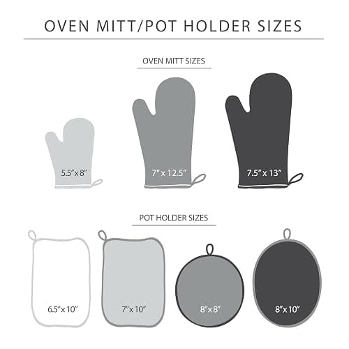 KITCHENAID Ribbed Soft Silicone Oven Mitt 2-Pack Set, 7.5"x13", Dried Rose thumbnail 5
