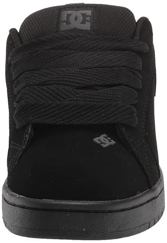 DC Men's Court Graffik Casual Low Top Skate Shoe Sneaker, Black/Grey/Black, 10.5 thumbnail 2