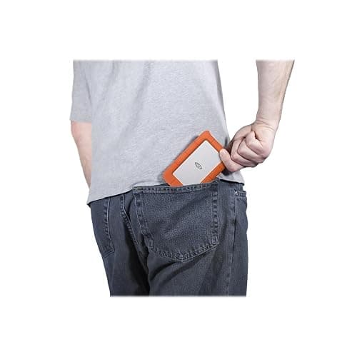 LaCie Rugged Mini, 2TB, 2.5", Portable External Hard Drive, for PC Mac iPad and iPhone, Data Rescue Service (LAC9000298) thumbnail 5