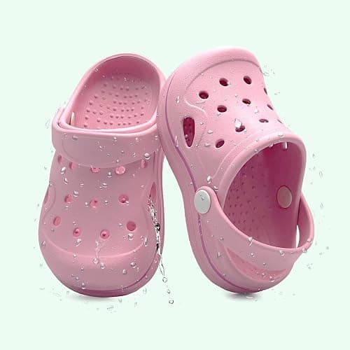 Nedaan Toddler Girls Boys Clogs Classic Garden Shower Beach Pool Swim Slip on Sandals Slides Children Kid Cute Water Shoes thumbnail 6