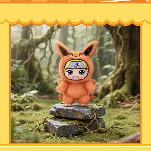 MINISO Naruto Shippuden Cute Beast Party Series Blind Box - Naruto/Kakashi/Uchiha Character Design - Desktop Ornament/Gift - 1 Random Piece thumbnail 7