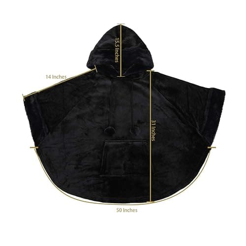 Verpert Wearable Blanket Hoodie Oversized Sweatshirt Blanket with Big Pocket. Hooded Snuggies Blanket for Women Men Adult.Cute Thing Funny Gifts for Girlfriends mom on Birthday Christmas thumbnail 2