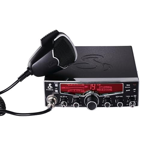 Cobra 29LX AM Professional CB Radio - Emergency Radio, Travel Essentials, NOAA Weather Channels and Emergency Alert System, Selectable 4-Color LCD, Auto-Scan and Radio Check, Black - Image 1