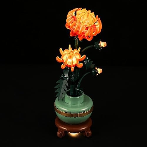 LIGHTAILING Light for Lego-10368 Chrysanthemum - Led Lighting Kit Compatible with Lego Building Blocks Model - NOT Included The Model Set thumbnail 2