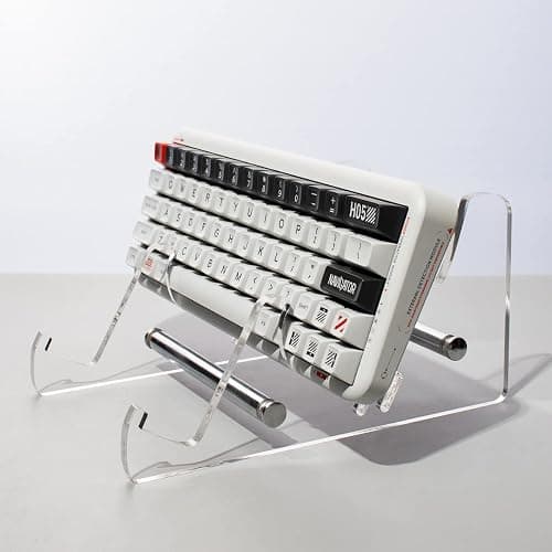 Sumgsn Keyboard Display Stand Storage Stand Display Mechanical Keyboard Holder Transparent Acrylic Stand for Three Keyboard thumbnail 2